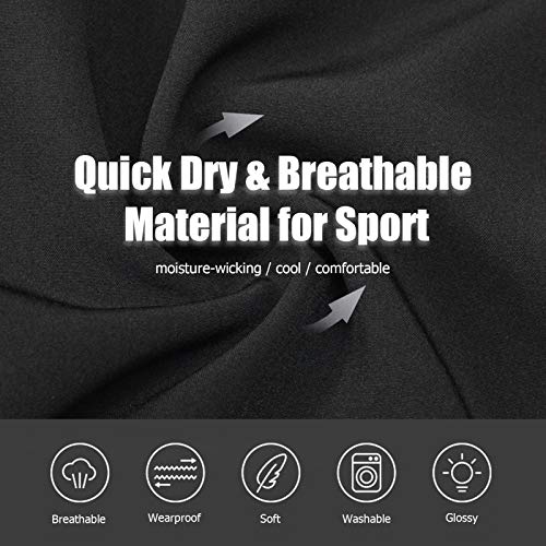 Ajcoflt Calções esportivos masculinos para corrida de secagem rápida respirável roupas esportivas el