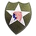Stella indiana Logo - Toppe termoadesive Patch Toppa ricamate, misura: 8,5 x 10,2 cm