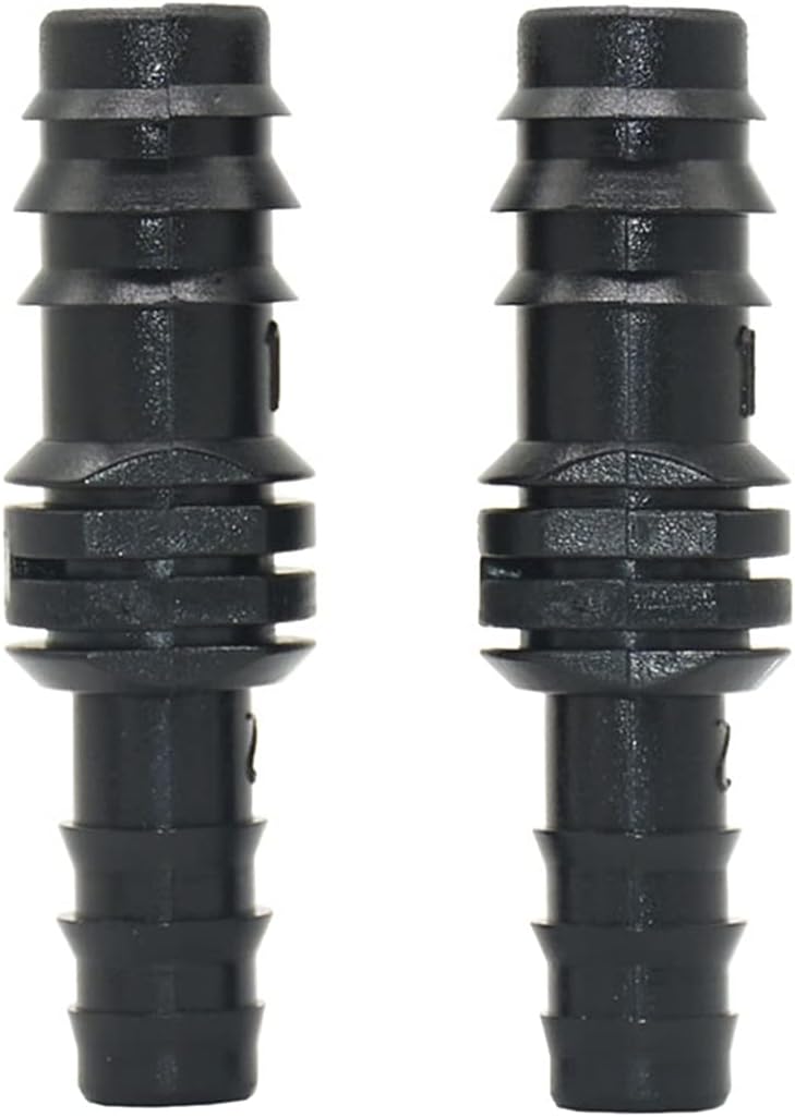 Hose Connector 1/2" to 3/8" Garden Hose Reduction Barb Joint 16mm to 8/11 9/12mm Irrigation Straight Pipe Joint 60pcs (Color : 16MM to 8I11)
