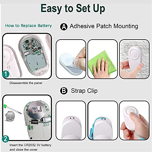 Thinkbee Wireless Light Switch And Receiver Kit - Mini Remote Control Switch For Ceiling Lights, Lamps, Lighting Fixture, No In-Wall Wiring No Wifi Needed, Replacement For Old Pull Chain Switch #TOP6