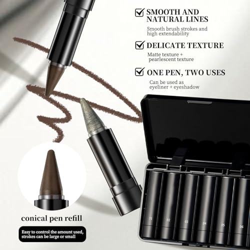Set de 6 Delineadores en Gel INSEEK miniatura 6