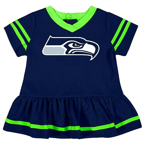 Image of Gerber NFL Baby Girls Jersey Dress and Diaper Cover