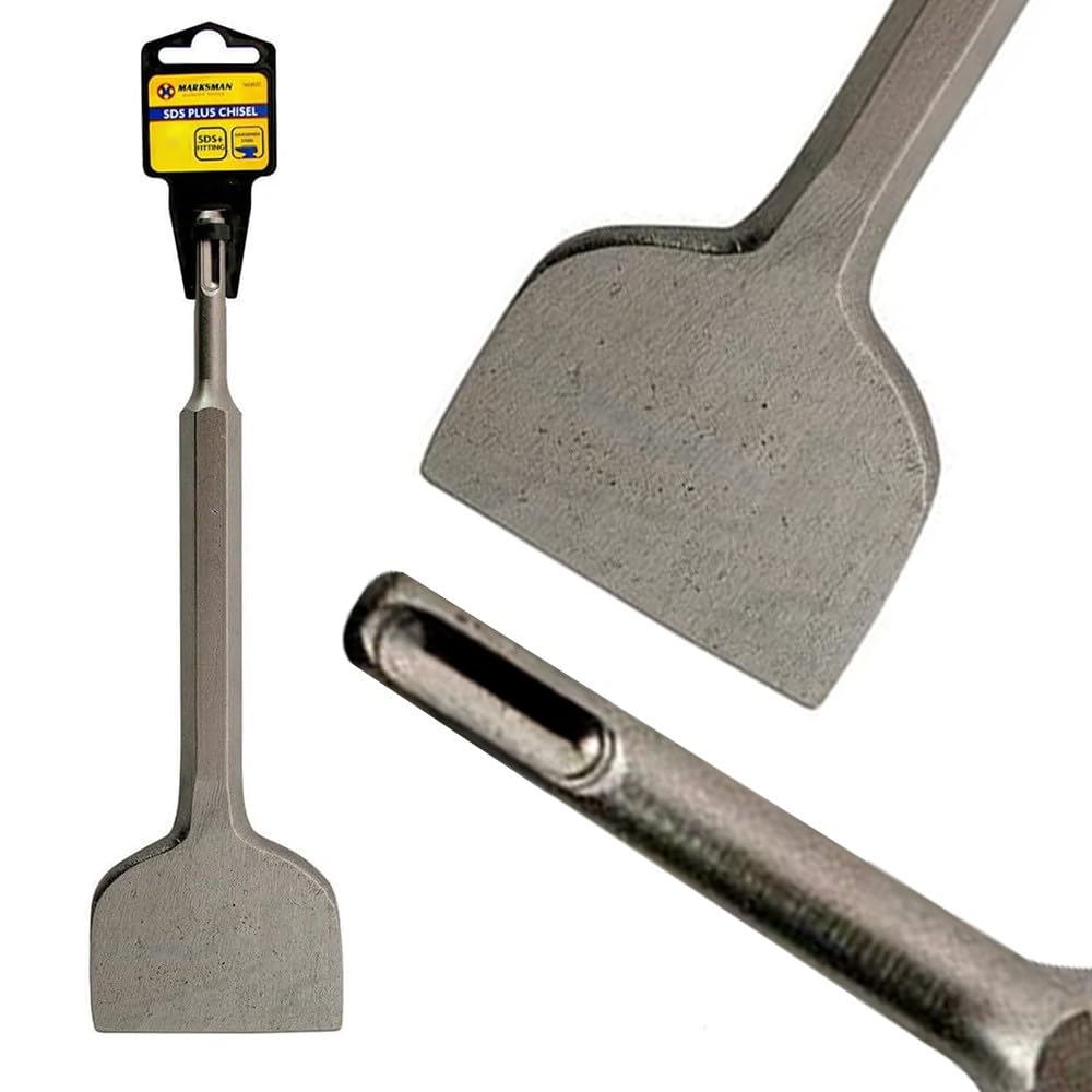 2 X 40Mm SDS Plus Chisel Drill Bit - Rotary Hammer Bits | Masonry Drilling Tool, Multi Purpose DIY, Power Tool Accessory Attachments, Strong & Durable