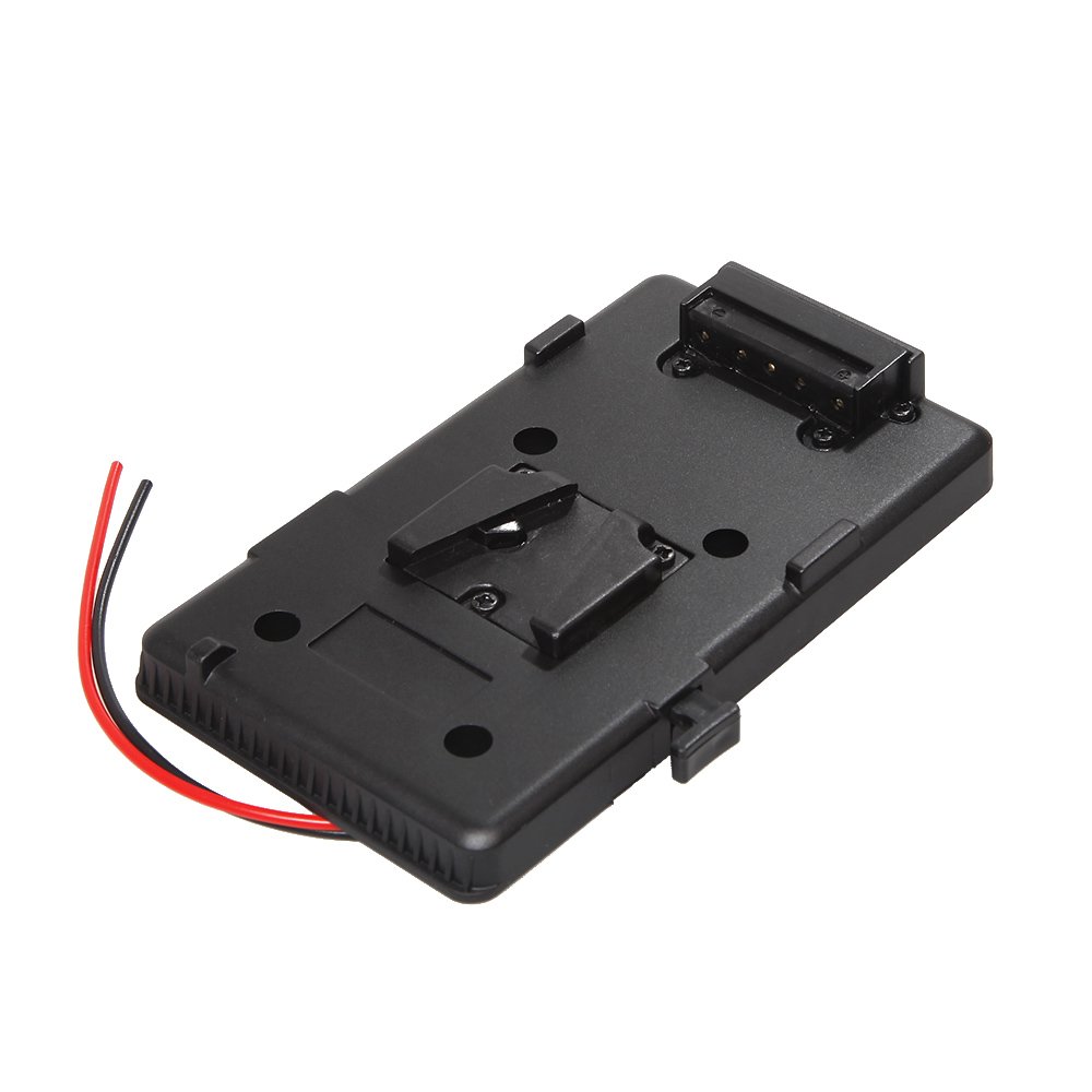 Irfora Battery Back Pack Plate Adapter for Sony V-shoe V-Mount V-Lock Battery External for DSLR Camcorder Video Light