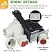 137221600 134051200 Washer Drain Pump by Techecook (365-DAYS WARRANTY) - Fit for Kenmore Frigidaire Washing Machine - Replacement Part 137108100 137151800 134740800 AP5684706 134740500 PS7783938