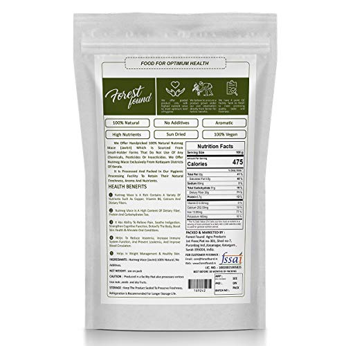Image of Forest Found Nutmeg Mace (Javitri / Japatri) | Big Size, Kerala Origin, Natural & Aromatic Whole Spice, Pesticide Free, Ideal for Cooking, Baking, Desserts & Spice Blends | 100g