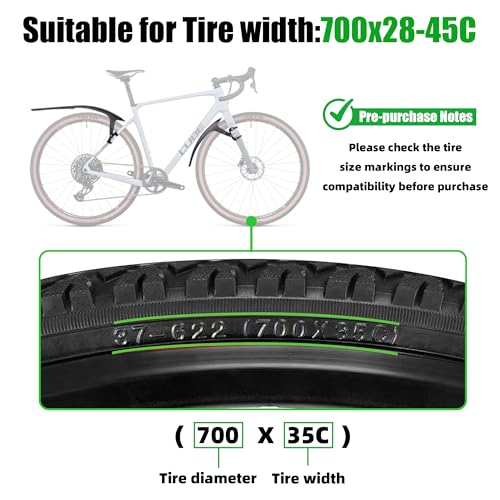 RBRL Gravel & Road Bike Fenders