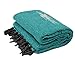 Open Road Goods Yoga Blanket - Thick Mexican Thunderbird Blanket - Handmade and Made for Yoga! (Turquoise)