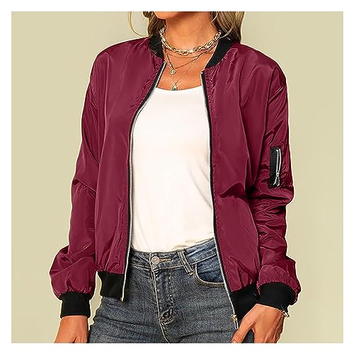 Veste courte femme rouge XL contre la fraîcheur du printemps