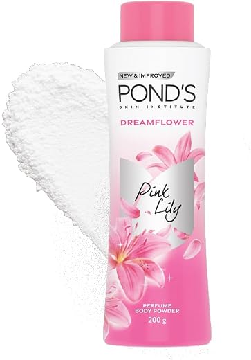 POND'S Dreamflower Floral Perfumed Powder with Glow-boosting Vitamin B3 For Women| Crafted with Superfine Minerals For Smo...