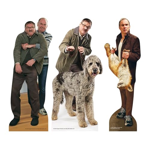 Star Cutouts SC4652 Jim Martin Dad Fox Friday Night Dinner 3 Shelf Top Cardboard Cutout Pack 31cm