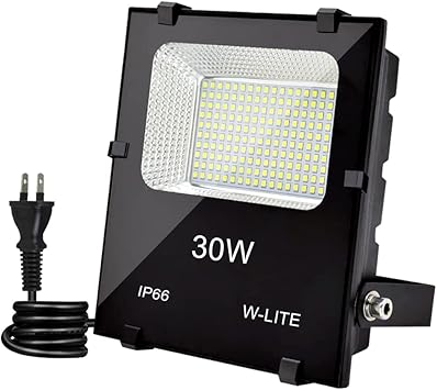 Amazon Co Jp Depuley 最新版 明るい Led 投光器 30w 作業灯led ライト 灯光器 3000lm 高輝度 昼光色 Pse適合 Ip66 屋外 防水 100v対応 フラッドライト ガレージ 看板灯 集魚灯 省エネ 駐車場 庭園 アース付きプラグ ナイター 野外 q キャンプ 180 角度調整機能