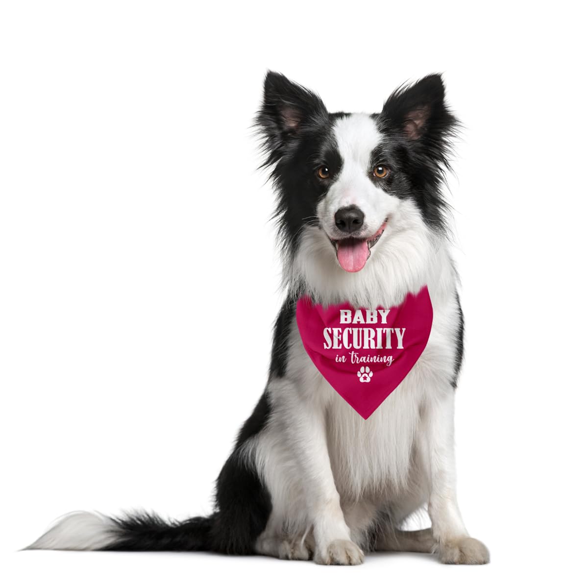 Promoted To Big Sister Dog Bandana - 1Pcs White Flower Pattern Pet Dog Triangle Scarf Bandanas Puppy Cat Scarf Bibs Accessories For Small Medium Dogs Pets Dog Birthday Gifts