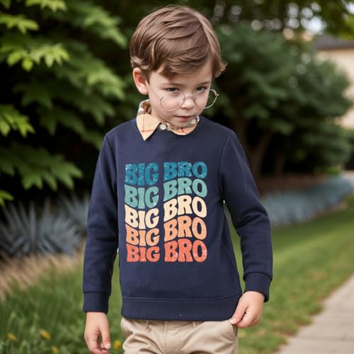 Toddler Boys Big Brother Sweatshirt Kids Long Sleeve Brother Matching Outfit Clothes 2-7 Years4