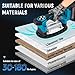 Antstone Tile Vibration Tool 220mm Suction Cup 441lbs/200kg Adsorption Handheld Tile Installation Leveling Machine Tile Vibrator Tool for Tiling Leveling Laying Max.20000r/Min 9 Speeds (Blue)