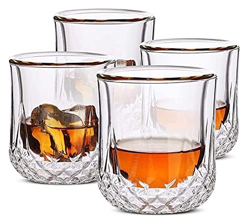 Decanter Whiskey Decanter Wine Decanter Whiskey Glasses Double Wall, Cocktail Glasses, Glasses, Old Fashioned Glass, Rocks Glass, Crystal Glasses, Vodka Glasses, Drinking Glasses, Gifts, Set Of 4 Whis #TOP27