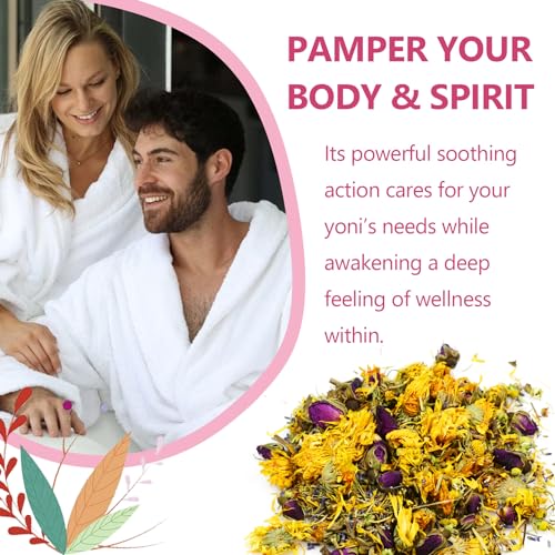 Image of Aromlife Natural Yoni Steam Herbs for Women Ccleansing, Yoni Vaginal Steam Kit for Female Ccleansing and Tightening, 3.5 OZ V Steam at Home Pack of 2