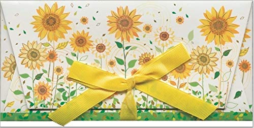 Carte cadeau : carte de bons avec nœud pour les vœux personnels, originale de Turnowsky (est. 1940). 1 carte Tournesols Cover