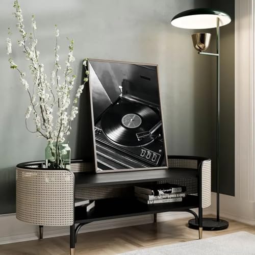 Affiches art pour salon et bar avec design de disques vinyles vintage toile 50x70