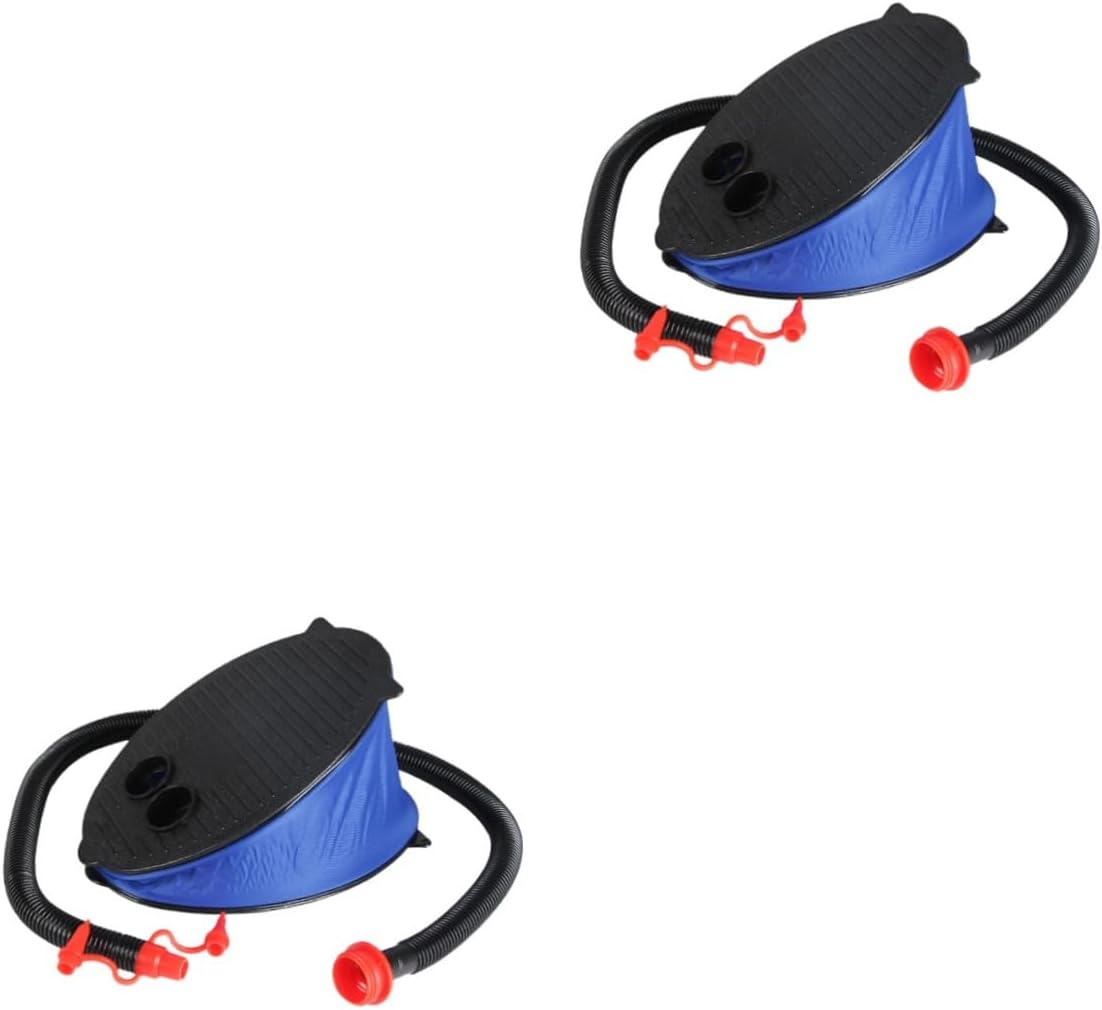 Alipis 2pcs Foot Pump for Inflatable Toys and Air Mattresses Dual Purpose Foot Operated Pump Nozzles for Quick Inflation and Deflation of Kayaks Yoga