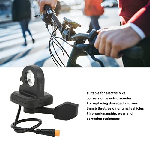 Alomejor Accélérateur de Pouce Universel de Remplacement Connecteur étanche Accélérateur de Déclencheur de Pouce pour Scooter de Vélo électrique