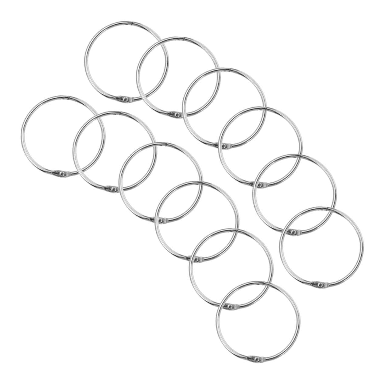 Cabilock 5 Set di Robusti Ganci di Ricambio per Tende da Doccia in Metallo per Tende Ganci Rotondi per Tende da Doccia per Bagno Ganci Decorativi per Tende da Doccia 30 Pezzi * 5
