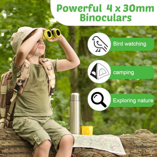 Set 9 Binoculares compactos resistentes para niños miniatura 5