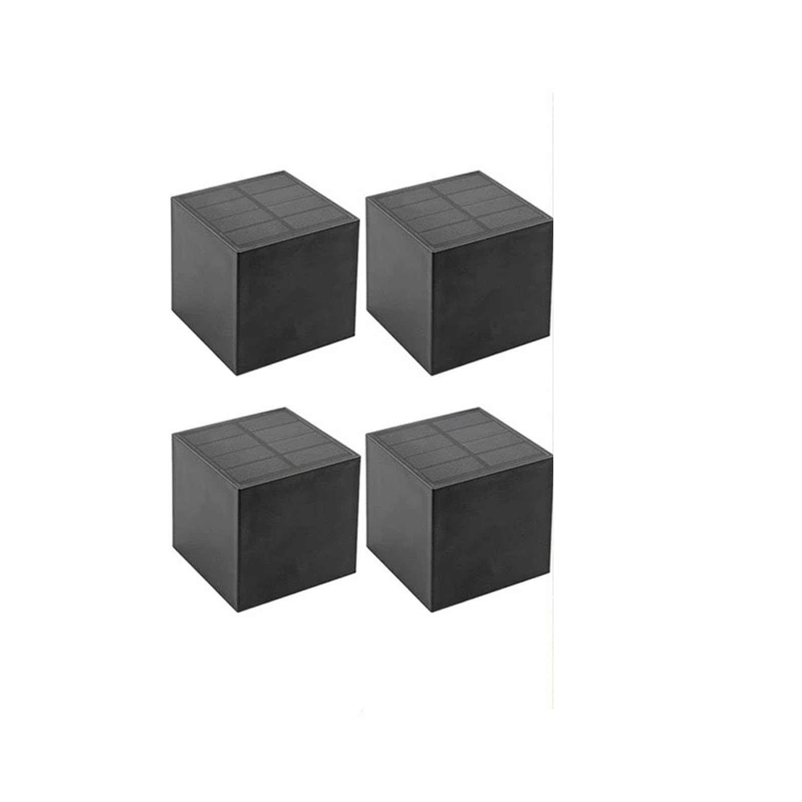 KUNYOS LED Solar Light Outdoor Garden Square Wall Lamp Courtyard Fence Lighting Decoration(4PCS)