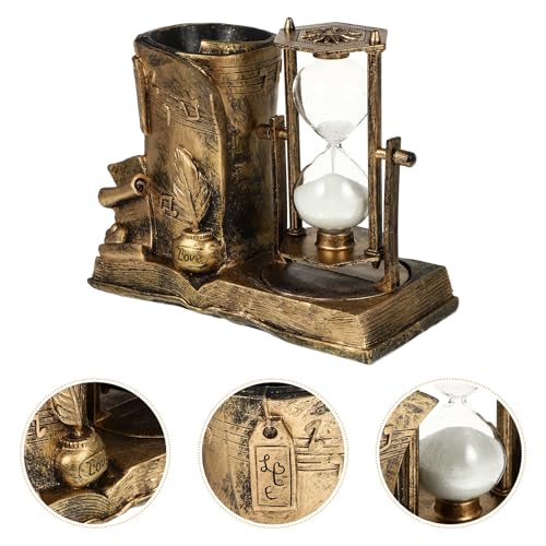 Reloj de arena decorativo rotativo para transformar el ambiente de tu escritorio u oficina 8