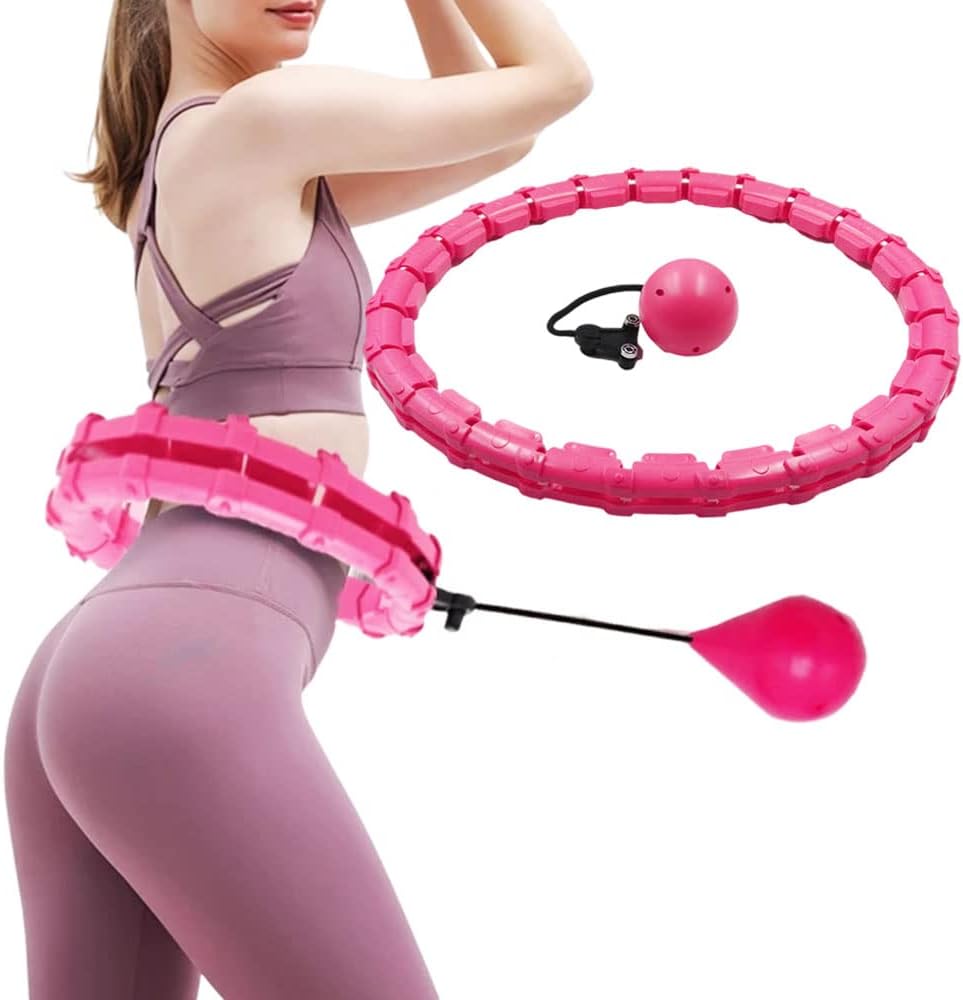 The Latest Adjustable Exercise Hoop Abdominal Thin Waist Exercise Removable Massage Hoop Fitness Equipment Gym Home Training Weight Loss
