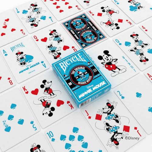 Image of Bicycle Classic Disney Character Sensational 6 Playing Card Deck Bundle Featuring - Mickey & Minnie Mouse, Donald & Daisy Duck, Goofy and Pluto
