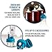 Fermentology Carboy Caps – 4 Pk Silicone Caps for Fermenting in 3/5/6 Gallon Glass Jugs – Homebrew Wine, Beer, Mead