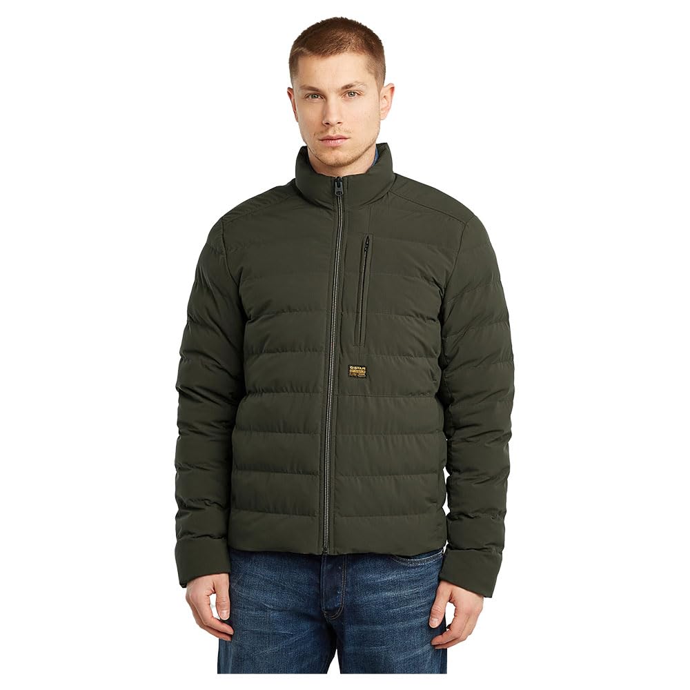 G-STAR Foundation liner Steppjacke Herren Größe L Grau (Asfalt)
