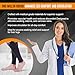 Doc Miller Premium Calf Compression Sleeve 1 Pair 20-30mmHg Graduated Support for Sports Running Circulation Recovery Shin Splints Varicose Veins (Black, Large)