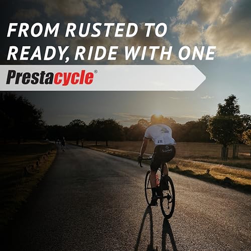 Image of Prestacycle One Liquid, Bike Chain Lubricant and Cleaner, All-in-One Bicycle Lube, Degreaser, Paint Protectant, Metal Polish & Rust Remover, Without Alcohol or Petroleum