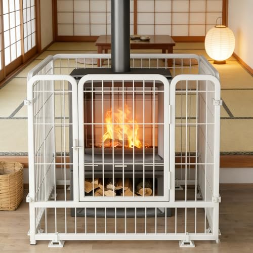 DEOPXF �X�g�[�u�K�[�h �t�F���X �g�F�� �g�F�K�[�h ���t���őϔM�������� ���q�l��y�b�g�̉Ώ���h���܂� ����~�߂̋r�Ƌ����I�ȃ��b�N������h�~����@�\�ɂ�� ���̂�h�� ���S�Ȏg�p��ۏ؂��܂� �q�[�^�[�K�[�h ���� �X�g�[�u�K�[�h �g�ݗ��Ď��f�U