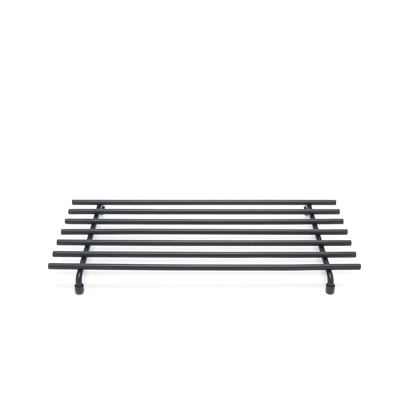 simplywire – Soporte de Rejilla Metálica – Resistente al Calor – Protector de encimera de Cocina – Grande - Acero Recubierto de Polvo Negro