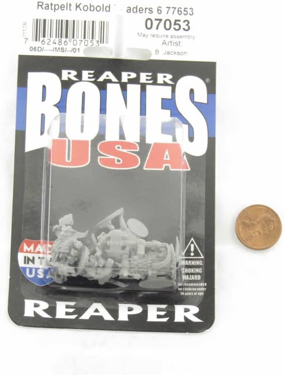 Ratpelt Kobold Leaders Miniature 25mm Heroic Scale Figure Dungeon Dwellers Reaper Miniatures