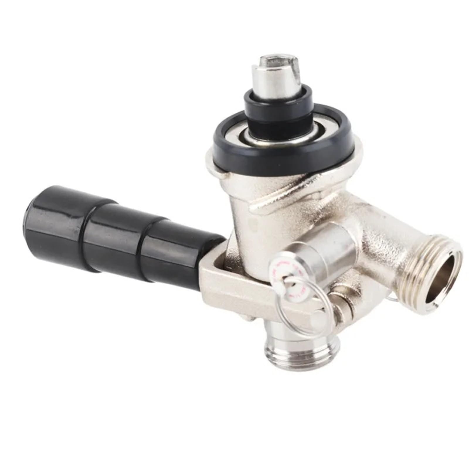 Keg Coupler S Type Draft Beer Dispenser with Safety Pressure Relief Valve Home Brewing System