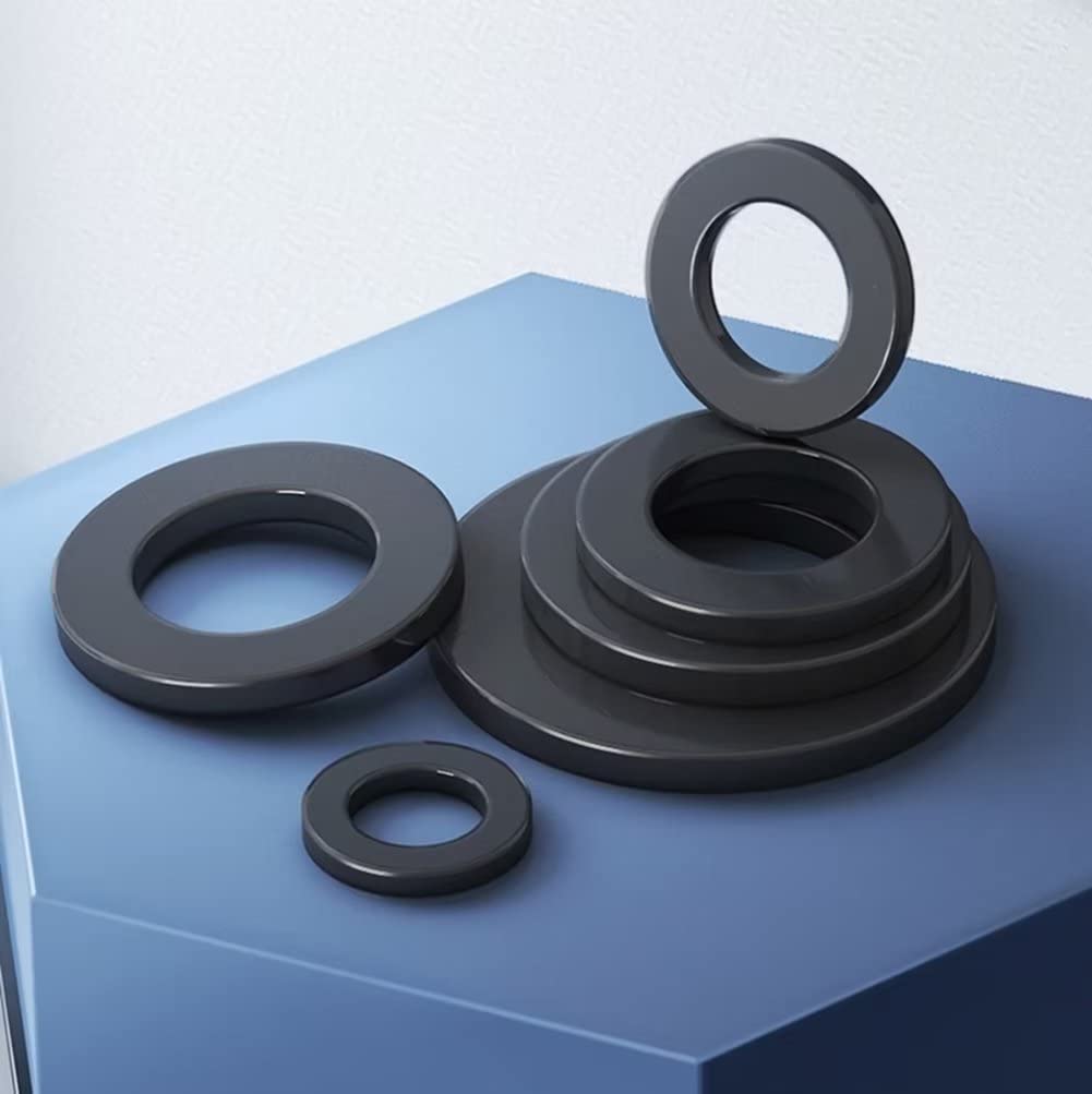 FEEIMOL Black Plastic Flat Washers Nylon Washer M6x20x2.0mm (20 pcs) - Image 3