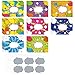 INKNOTE 120 PCS Custom Scratch Off Cards 8 Styles Comic Series Scratch Off Cards Stickers DIY Coupon Scratch Off Tickets for Kids Reward Teacher Classroom Supplies Birthday Party Favors 3 x 4inch