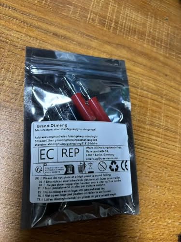 10pcs 4mm Bananenstecker Jack Bananenschraubkopf schwarz rot vernickelt Kunststoff Laternenstecker