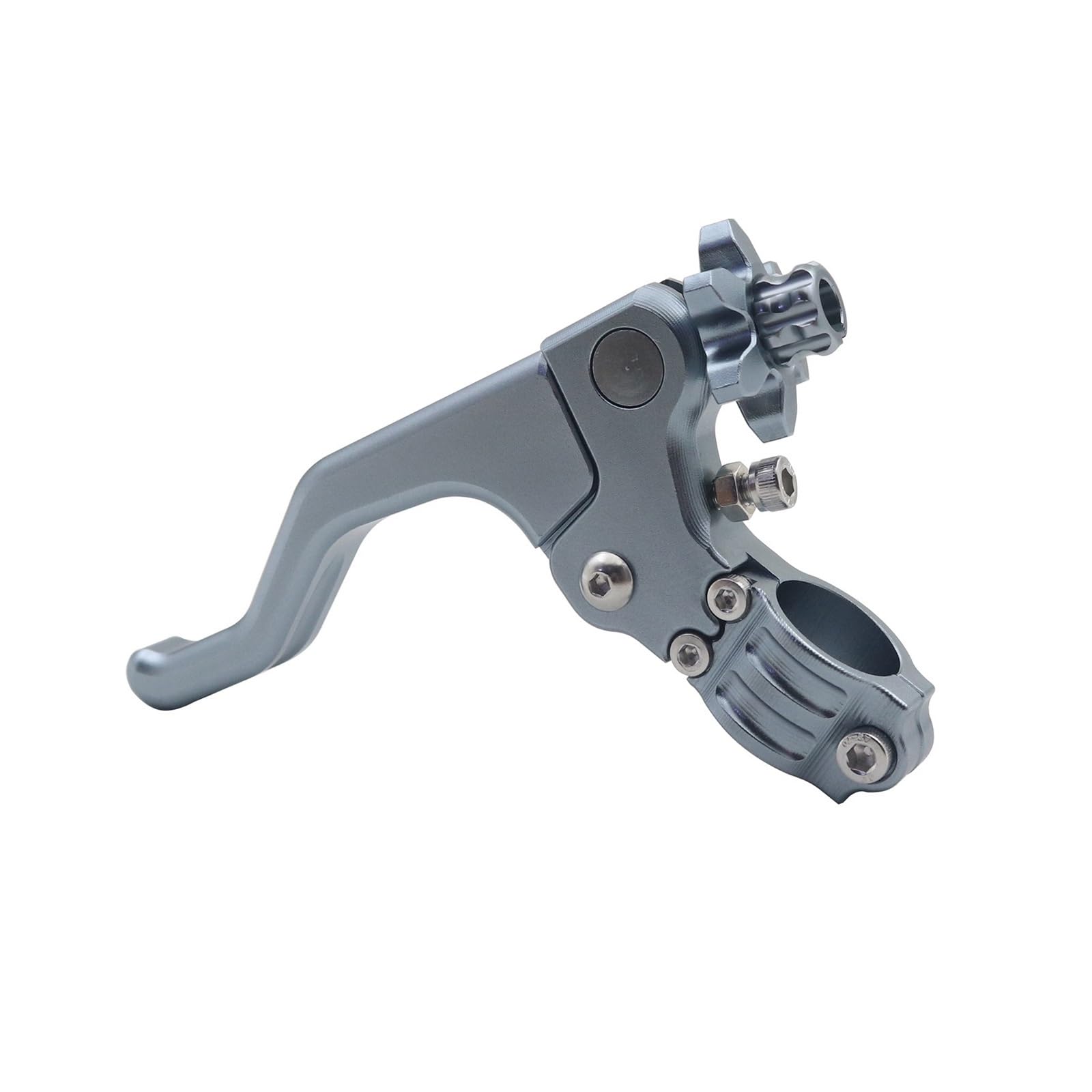 Ywqjiopm Gray Motorcycle Brake Clutch Lever Motorcycle Clutch Lever Handlebar Universal One Finger Motorbike Handlebar Clutch Lever Brake Levers Brake Handle