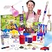 Kids Science Set - Over 60 Experiments Kit, How-to DVD and Instruction Manual. 55 Pieces, Year-Round Fun Educational Science Activities
