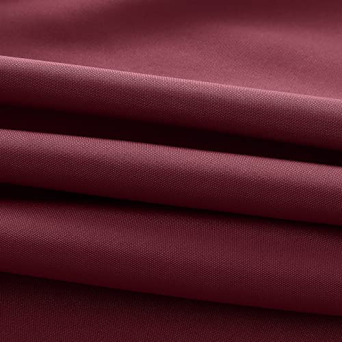 Image of MASTERCANOPY Patio Umbrella 9 ft Replacement Canopy for 6 Ribs-Burgundy Canopy Only