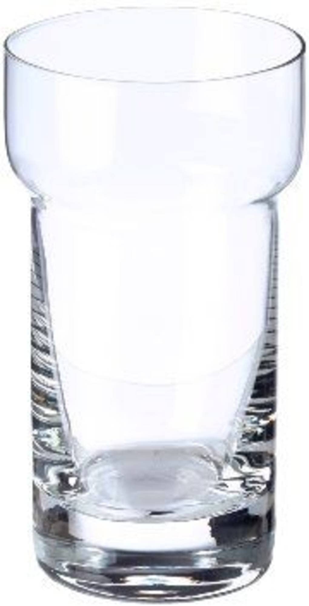 Emco Mundspülglas für Glashalter, eleganter Zahnbürstenhalter aus klarem Kristallglas, hochwertiges Ersatzglas geeignet für viele Serien, Transparant, Klar