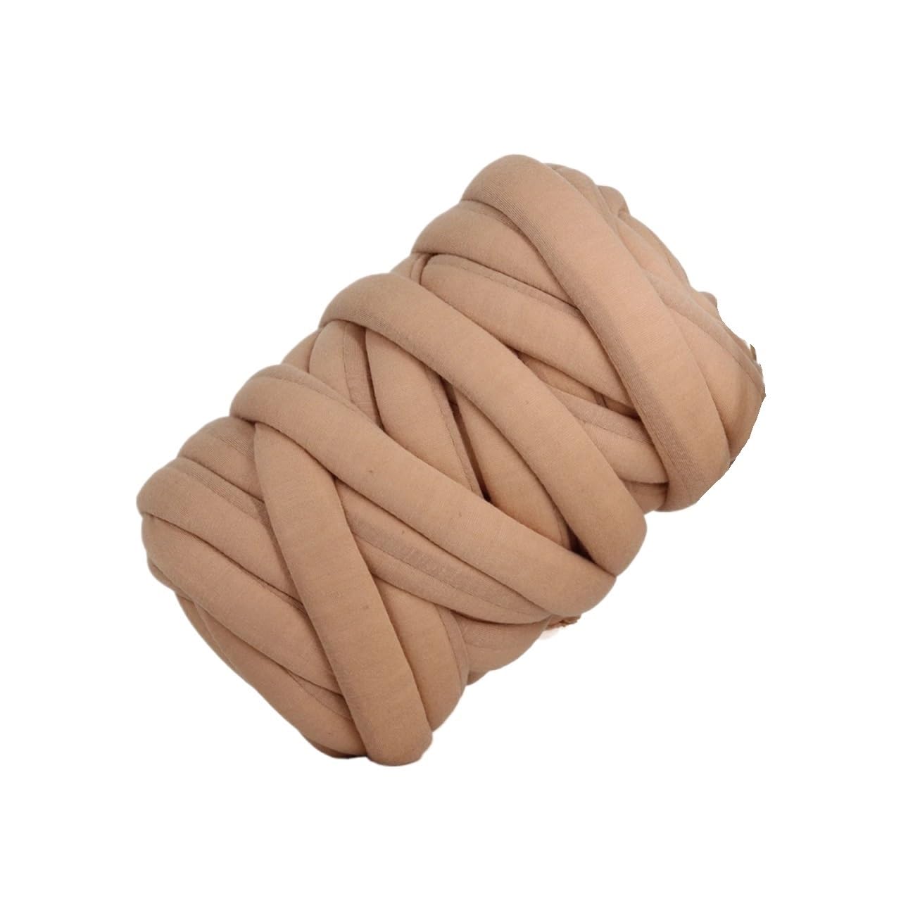 Gruba włóczka 500G Gruba gruba włóczka bawełniana z rdzeniem do majsterkowania, kowania, koca, czapki, grubej włóczki, robótek ręcznych, przędzy do robienia na drutach (kolor: Camel) (Camel)