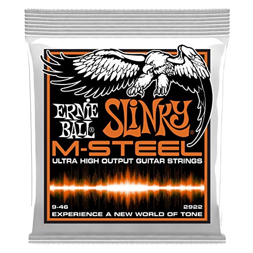 Ernie Ball Hybrid Slinky M-Steel Electric Guitar Strings, 9-46 Gauge (P02922)