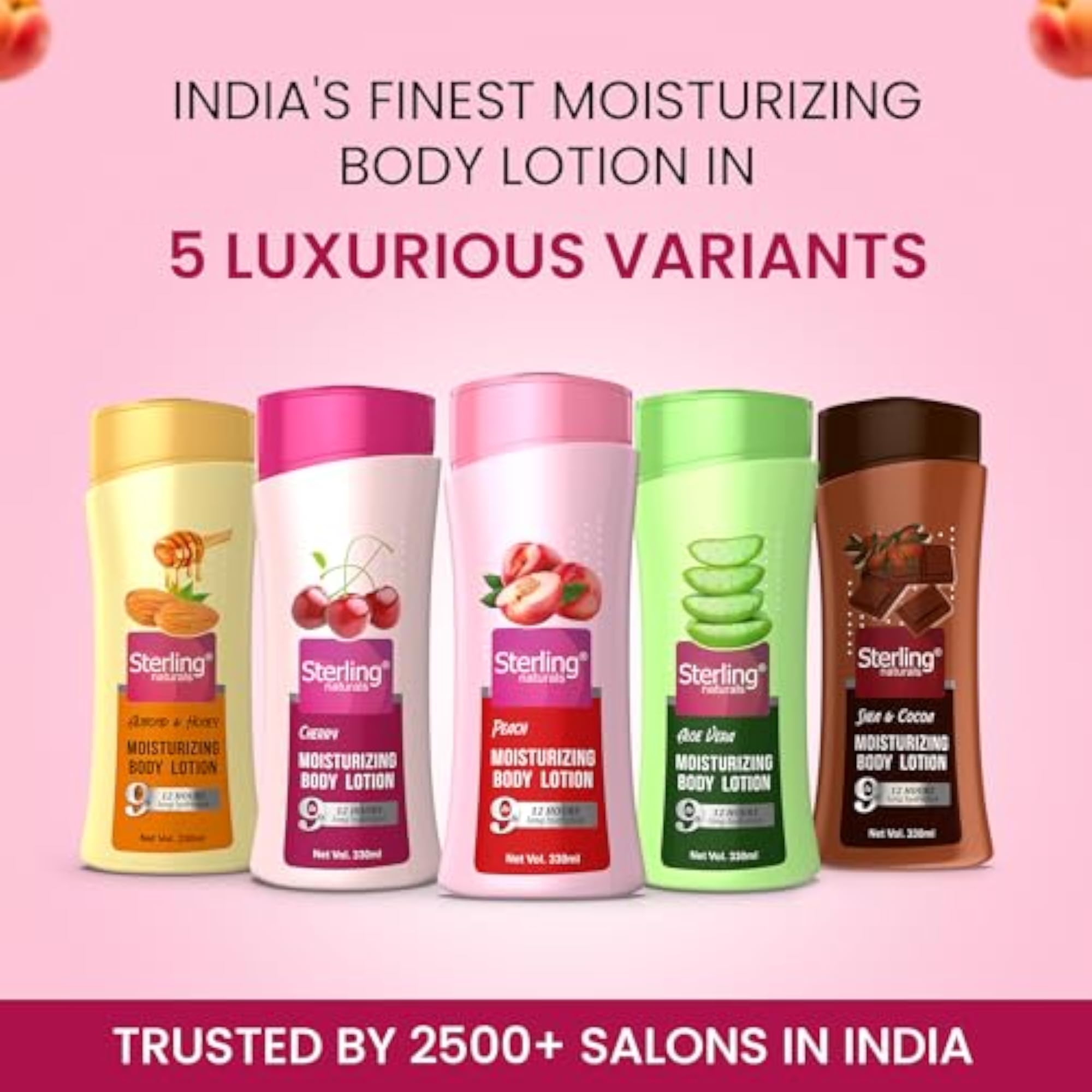 Peach Body Lotion for Winter, 330ml