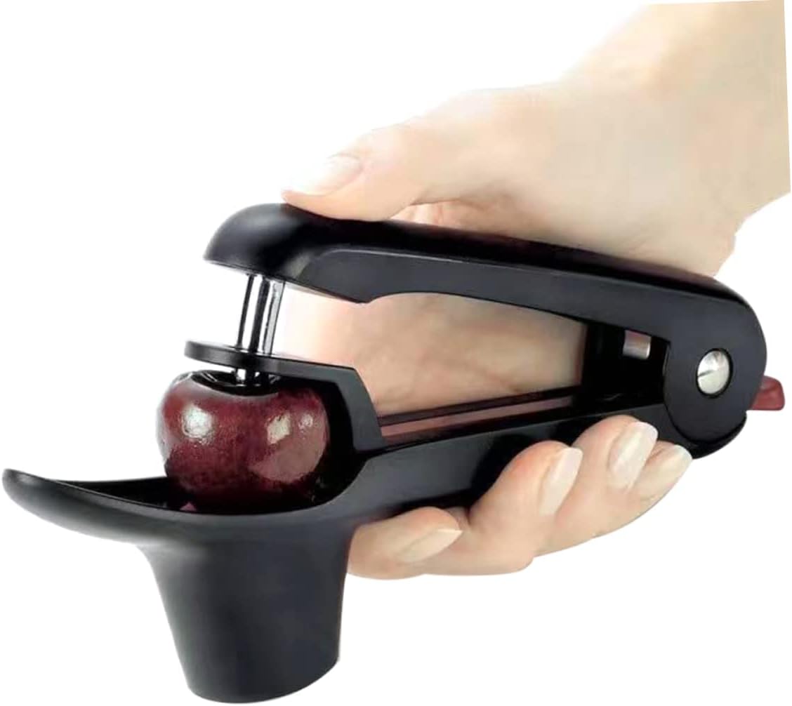 Alipis Cherry Pitter Tool Stainless Steel Red Date Pitter Easy Squeeze Grip Fruit Vegetable Tool for Home Use for Pitting Cherries and Red Dates